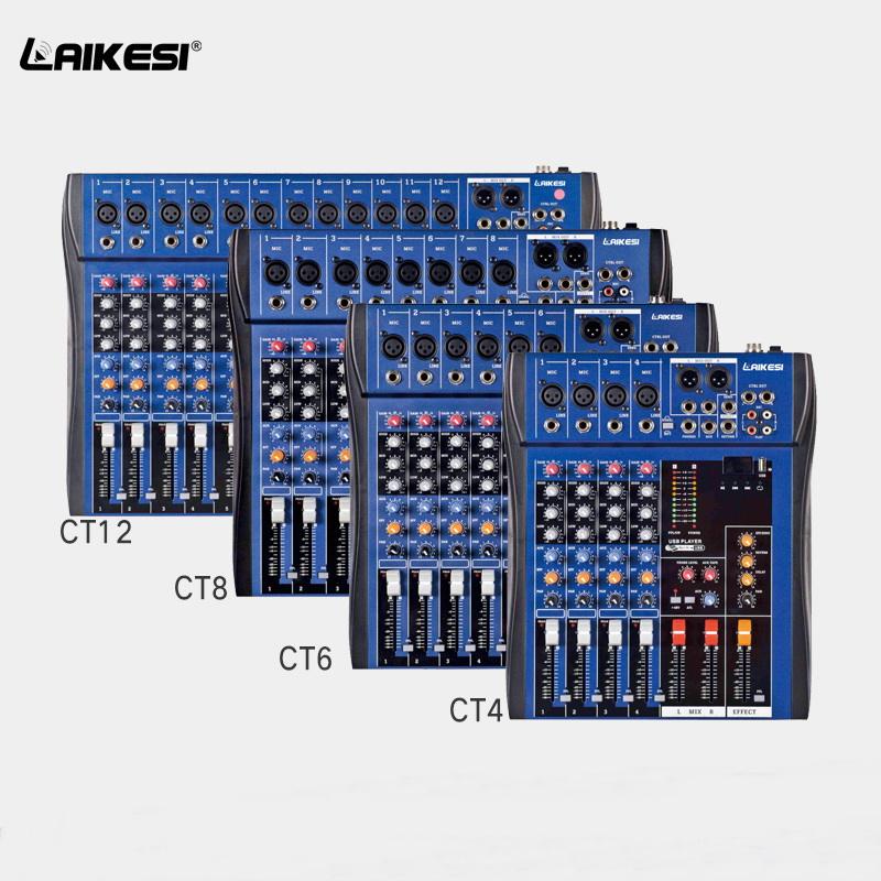Professional 4/6/8/12/16 channel mixer sound from china audio mixer ...